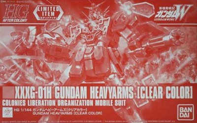 Bandai HGAC 1/144 Scale HG Gundam Heavyarms (Clear Color) Mobile