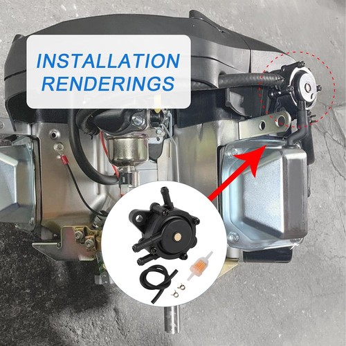 Fuel Pump & Fuel Filter For Kawasaki 21hp 22hp 23hp 24hp 25hp Engine 49040-7001 - Picture 7 of 8