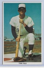 Tim Foli Montreal Expos 1974 Weston 39c BB Bats MLB Baseball Jumbo Card #19