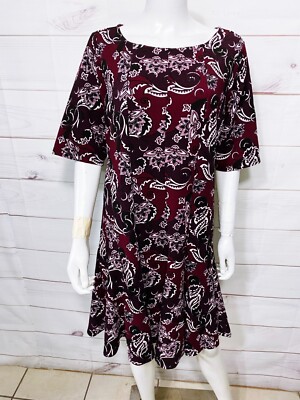 burgundy floral dress short Women's Short-Sleeve Bodycon Midi Dress with Wrap Skirt