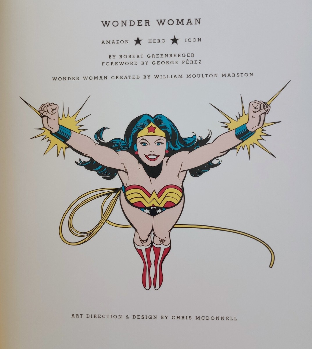 WONDER WOMAN AMAZON HERO ICON HARDCOVER BOOK DC COMICS | eBay