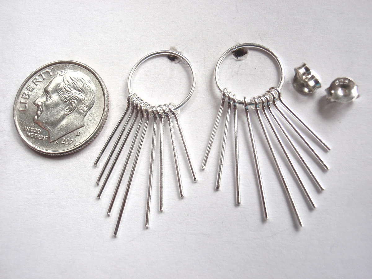 Silver stud earrings ebay deals