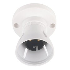BC Light Bulb Socket Lamp Fitting Batten White Ceiling Lamp holder B22