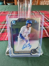 2022 Bowman Chrome Herard Gonzalez 1st Prospect Auto Damage