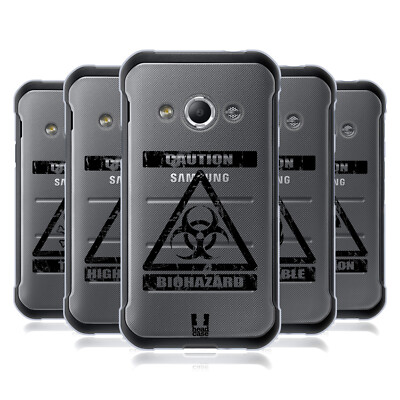 HEAD CASE DESIGNS HAZARD SYMBOLS 2 SOFT GEL CASE FOR SAMSUNG PHONES 4