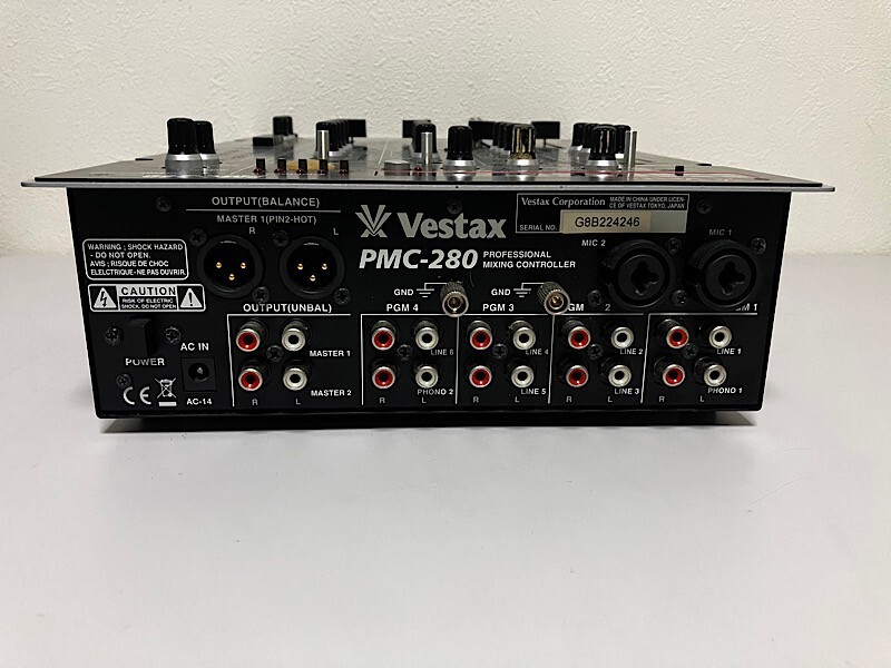VESTAX PMC 280 DJ MIXER WITH EFFECTS VOCODER Confirmed VESTAX PMC 280 DJ MIXER WITH EFFECTS VOCODER Confirmed