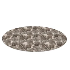 Round Home Office Carpet Mat Pad Hardwood Floor Protector Leaf PVC fi 100