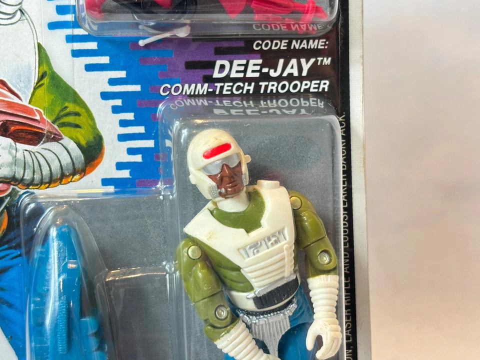 Figura de acción Hasbro GI Joe Battle Force 2000 1988 DEE JAY paquete blister sellado Foto 4 de 4