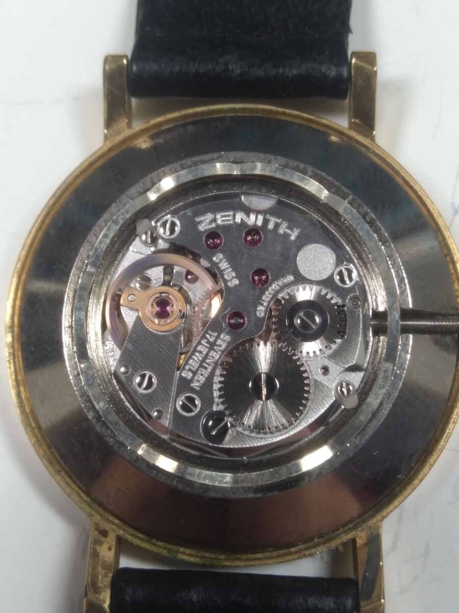 Working Rare Vintage Zenith Movado Museum Swiss Mens Working Rare Vintage Zenith Movado Museum Swiss Mens