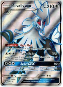 Silvally GX 108/111 Crimson Invasion Full Art Ultra Rare Holo