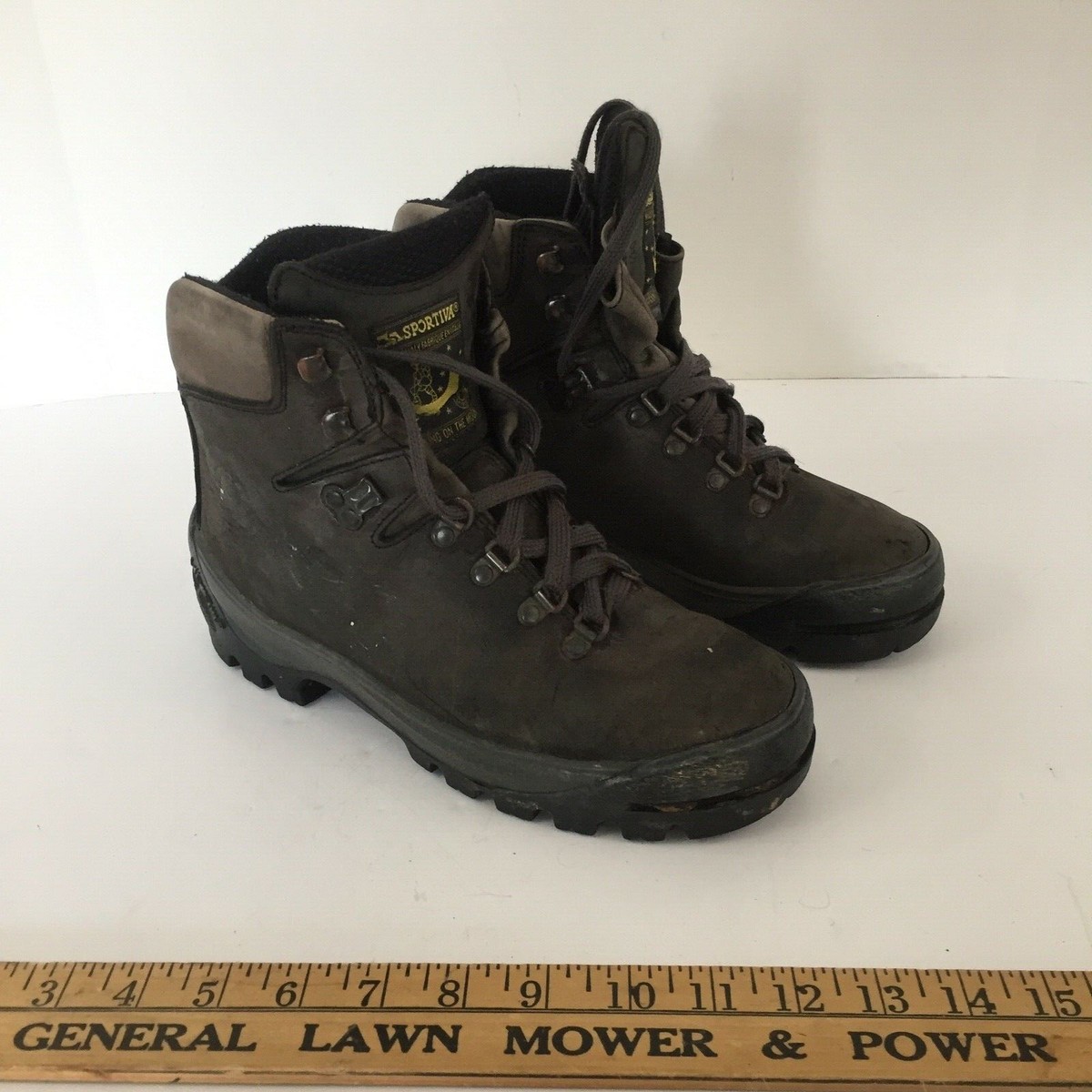 La Sportiva Leather Mountaineering Hiking Boots Mens Sz 41.5 