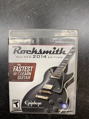 Rocksmith 2014 Edition Playstation 3 PS3 Game Only with case Cable Not Included
