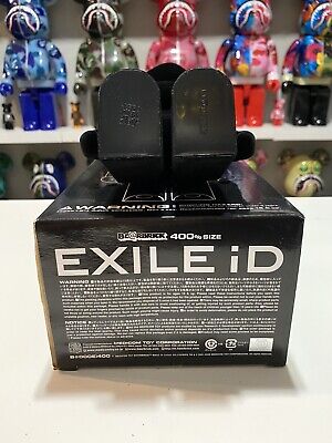 EXILE 400% Bearbrick Black Medicom Be@rbrick Very Rare EXILE 400% Bearbrick Black Medicom Be@rbrick Very Rare