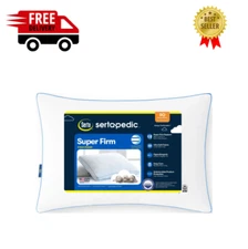 Sertapedic Super Firm Pillow, Standard/Queen
