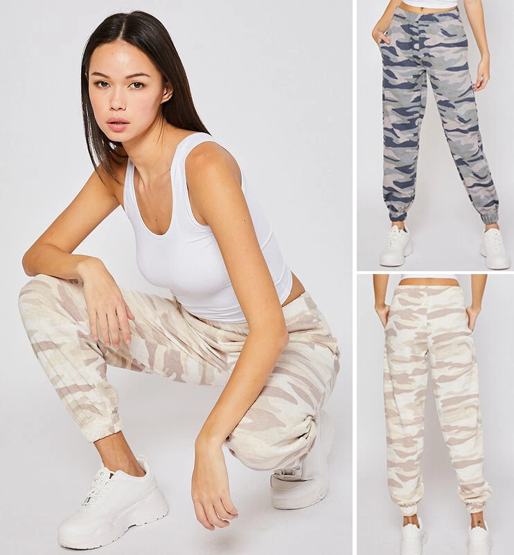 Camouflage sweatpants womens hot sale