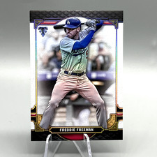 2022 Topps Triple Threads Freddie Freeman card #67 Los Angeles Dodgers