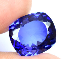 Flawless 8.55 Ct Natural Blue Ceylon Sapphire AGL Certified Cushion Cut Gemstone
