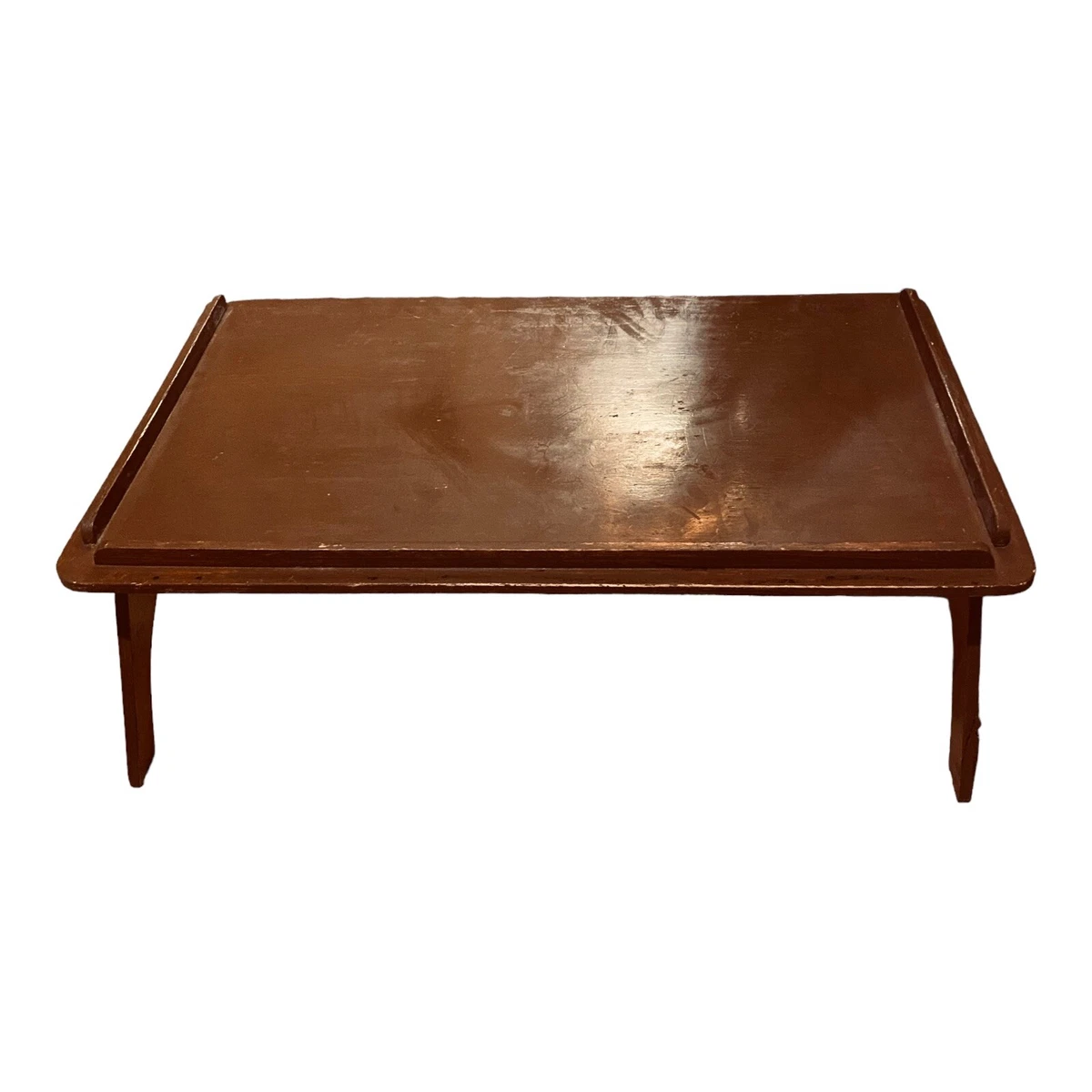 True Vintage Atcraft Wooden Folding Breakfast Tray Bed Table Made In England