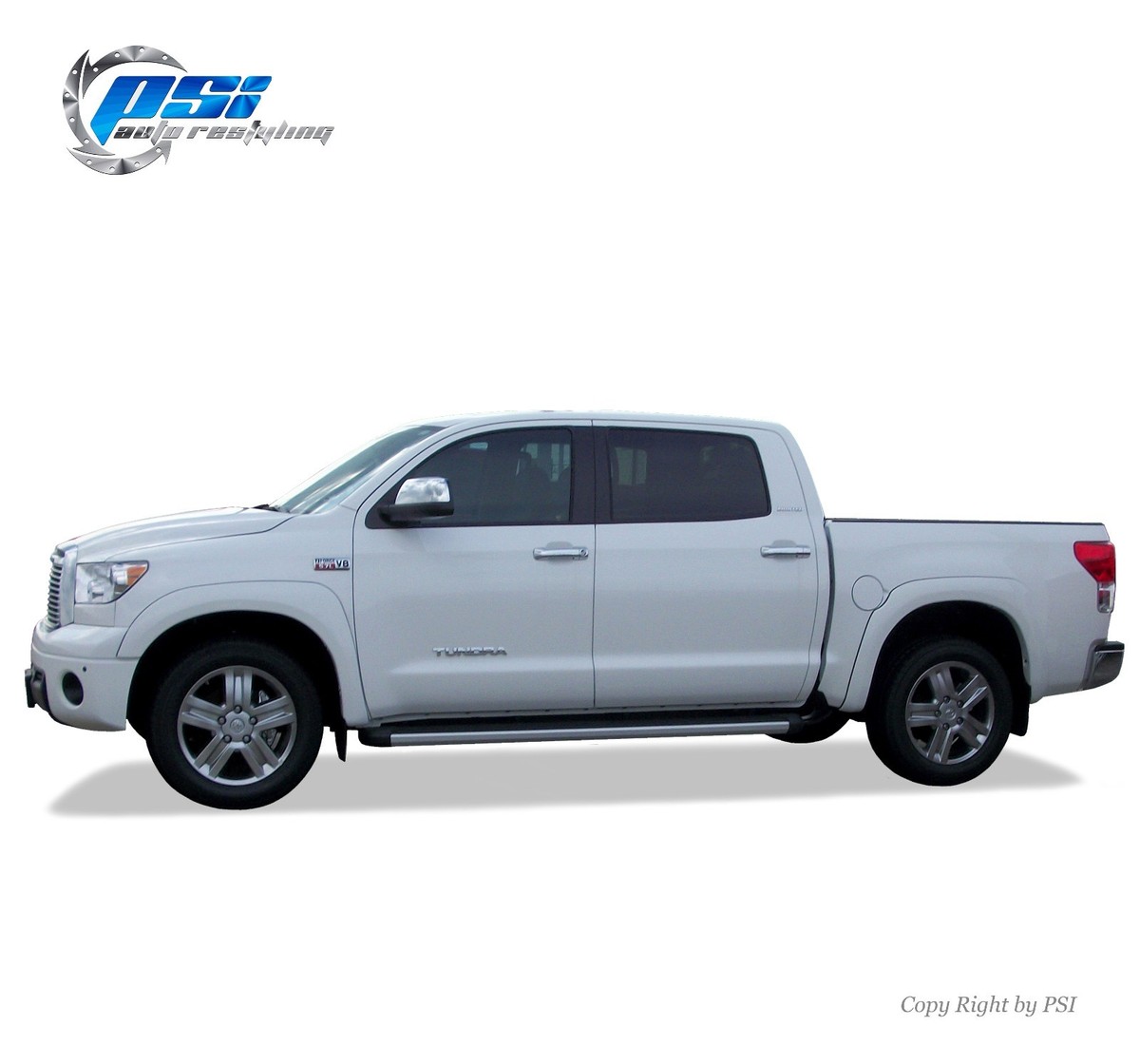 Black Paintable OE Style Fender Flares Toyota Tundra 07-13
