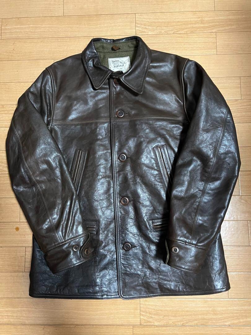 SUGAR CANE/HORSEHIDE 30'S CAR COAT
