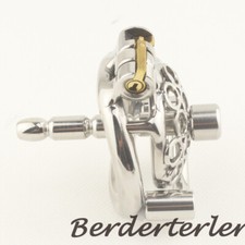 Small Stainless Steel Chastity Cage with Removable Tube Ring Men Chastity Device