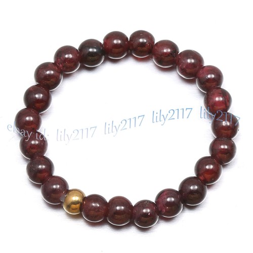 4mm Natural Multi-Color Gemstone Round Beads Circle Adjustable Stretchy Rings - Picture 7 of 41