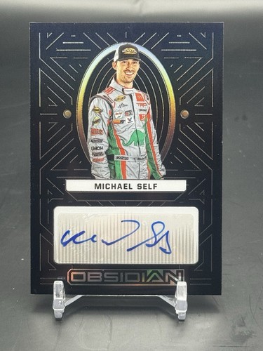 2023 Panini Chronicles NASCAR Michael Self Auto Obsidian #MS - 第 1/2 張圖片