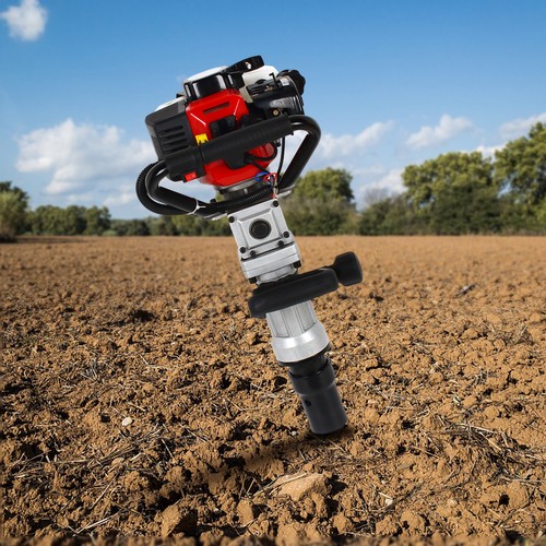 Kit 2 Tempi 1.2HP/2.3HP Gas Alimentato T Post Driver Recinzione Farm Push Pile Benzina - Foto 4 di 33