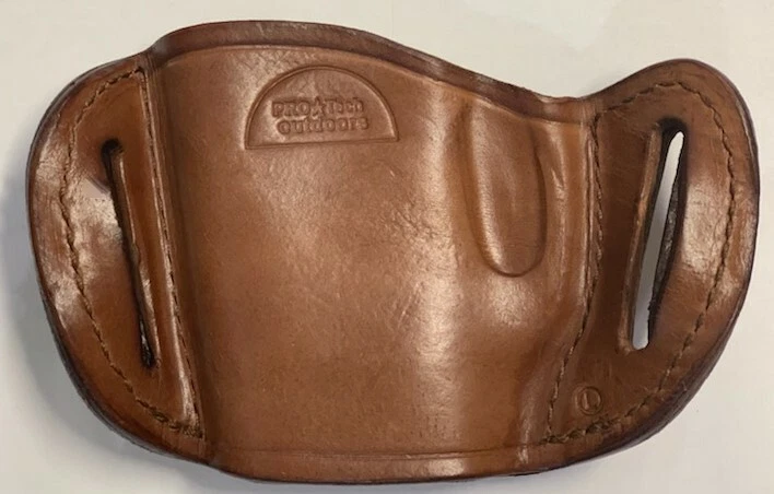 Right handed Leather Gun Holster for Smith & Wesson M&P Shield 40 & 9mm - Image 2 of 3