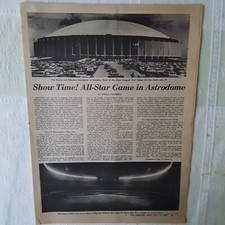 Houston Colts Houston Astrodome 1968 First Indoor All Star Game Houston Texas