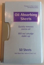 Oil Absorbing Sheets Facial Cleansing Wipes - 300 Count (6 x 50 count packs)