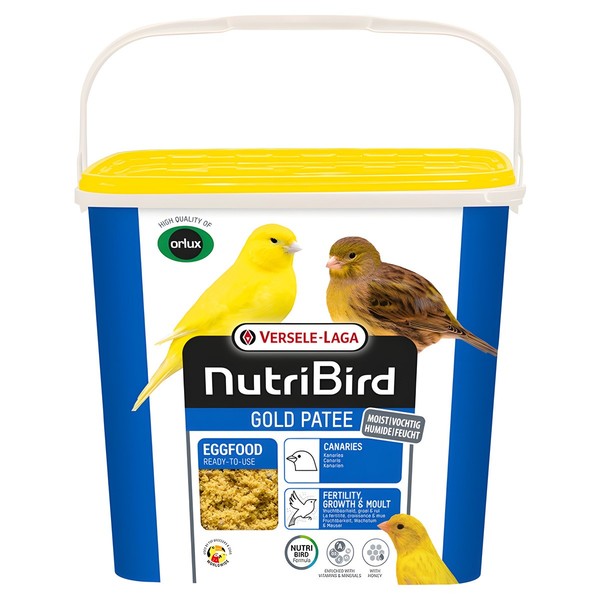 Versele-Laga Nutribird Gold Patee Gelb 5 Kg, Vogelfutter, Uvp 26,95 Eur, Neu-image