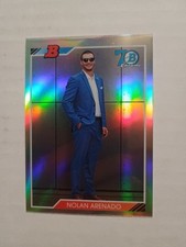 Nolan Arenado 2017 Bowman Chrome -1992 Bowman Design Insert Card - #92B-NA