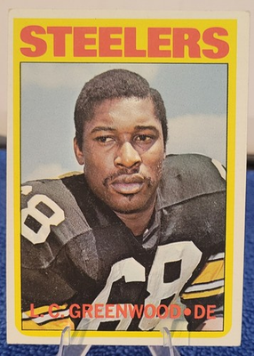 #ad #ad 1972 Topps L.C. Greenwood #101 RC EX NM $6.50