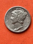 HIGH GRADE XF/AU DETAILS 1942 D MERCURY SILVER DIME-OLD US COIN-FEB582
