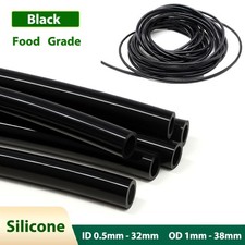 Food Grade Silicone Tube Black Hose Tubing Soft Vacuum Pipe Beer Water Medical