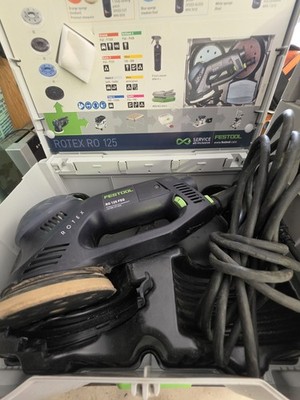 Festool ROTEX RO 125 FEQ 5'' Random Orbit Sander ... Tested Working 