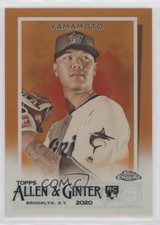 2020 Topps Allen & Ginter Chrome Orange Refractor 10/25 Jordan Yamamoto 0j8f