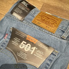 Levi's 501 Jeans Originali Uomo - Blu Chiaro, W36 L32