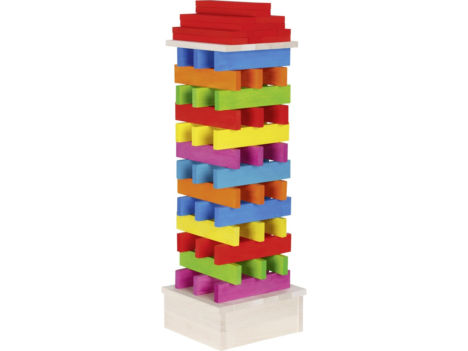 Goki 58470 Wooden Building Blocks 105 x 21 x 07 cm Pack of 200 10490₽