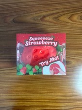 Sunny Days Jumbo Squeezy Strawberry Squishy Toy Stress Relief Sensory Fun