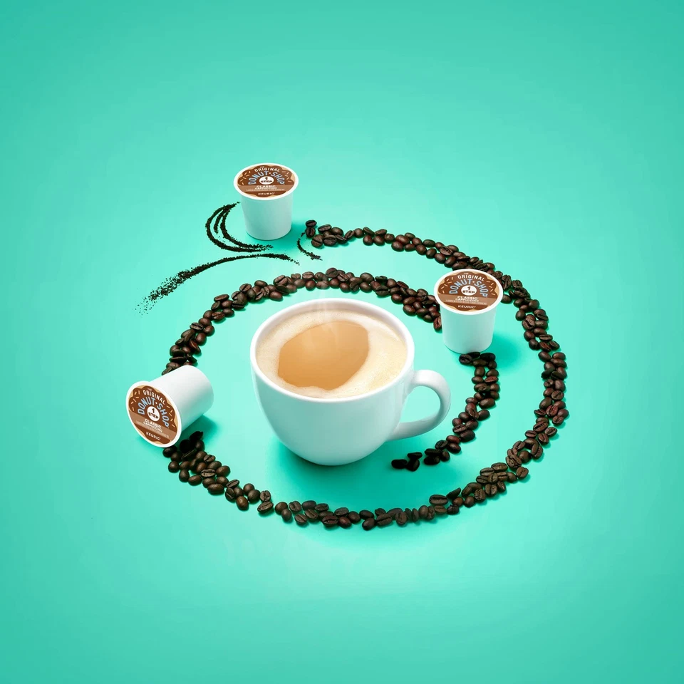 The Original Donut Shop One-Step Cappuccino clásico, K-Cups de café, 60 unidades Foto 4 de 4