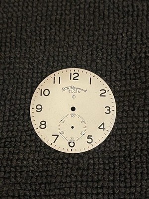 B.W. Raymond Elgin Vintage Wristwatch Dial White Rare New Old Stock