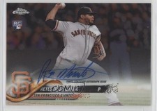 2018 Topps Chrome Rookie Auto Reyes Moronta #RA-RMO Auto pu3