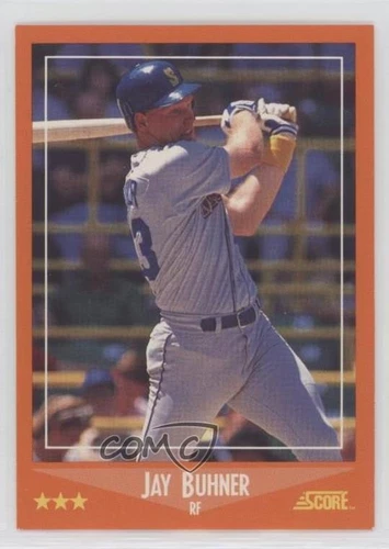1988 Score Rookies & Traded Factory Set Glossy Jay Buhner #95T RC