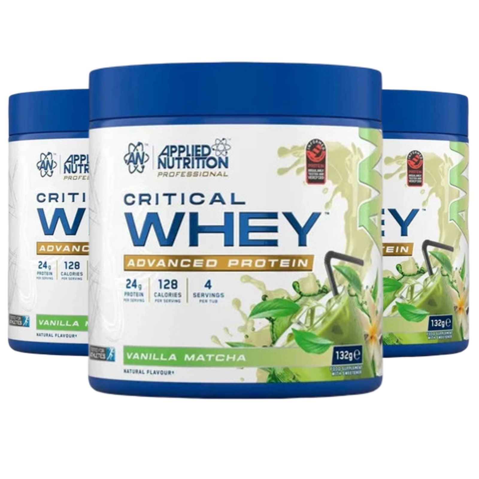 APPLIED NUTRITION CRITICAL WHEY ADVANCED PROTEIN 3 X 132G VANILLA MATCHA