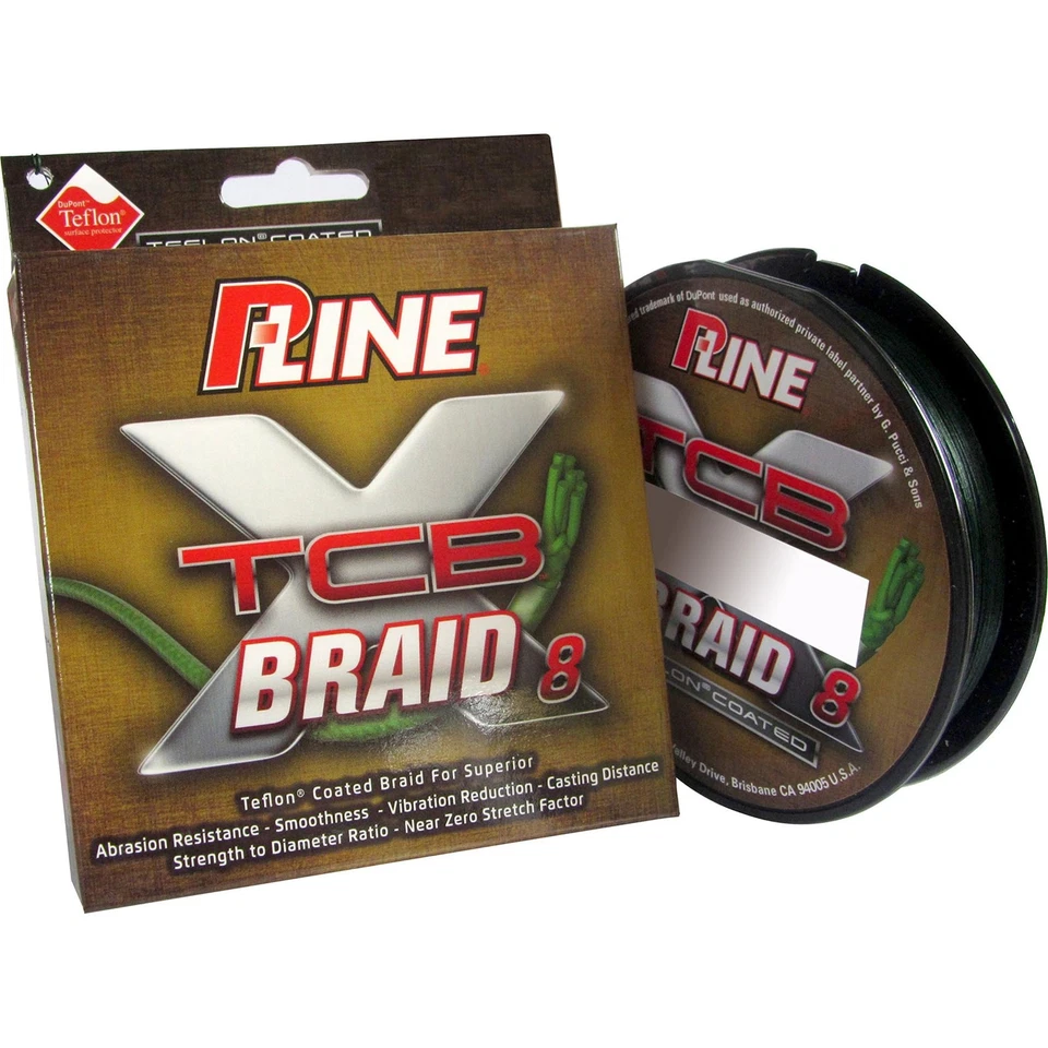 P-LINE 15 lb 8 Carrier X-Braid 300yd Hi Vis Yellow Fishing Line (PXBY8300-15) - Image 2 of 2