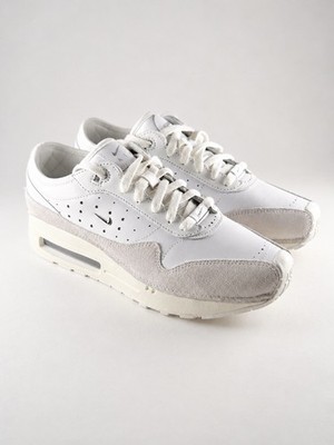 Nike x Jacquemus Air Max 1 SP Lace Up Sneakers White Beige Leather Suede 9.5W/8M