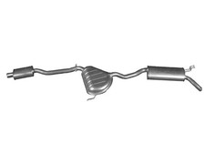 IZAWIT 14.021 Endschalldämpfer für FIAT BRAVO I (182) Auspuff