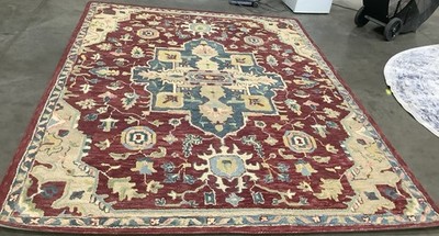 RED / BLUE 8'-0'' x 10'-0'' Back Stain Rug, Reduced Price 1172682446 APN507A-8